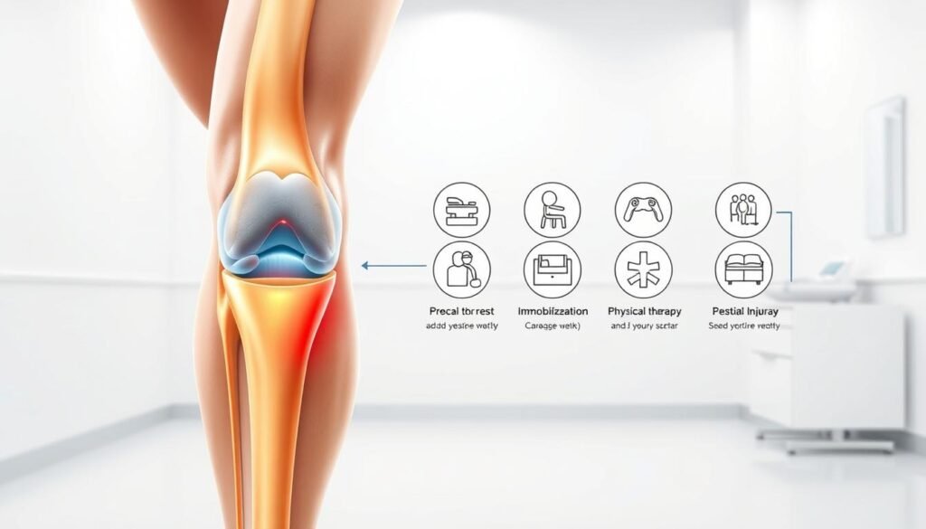 - Rest vs immobilization for MCL sprain