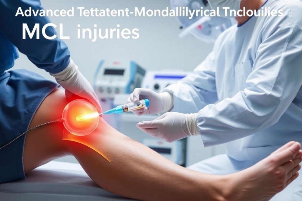 Advanced treatment modalities for MCL recovery including platelet-rich plasma therapy