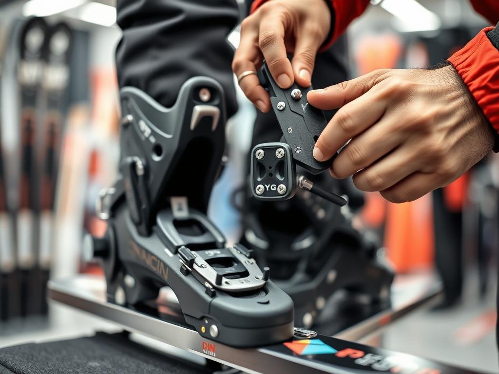 Proper ski binding adjustment to prevent MCL sprain from skiing Proper ski binding adjustment to prevent MCL sprain from skiing