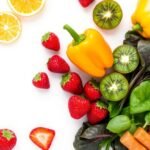 Various foods rich in vitamin C for MCL sprain nutrition