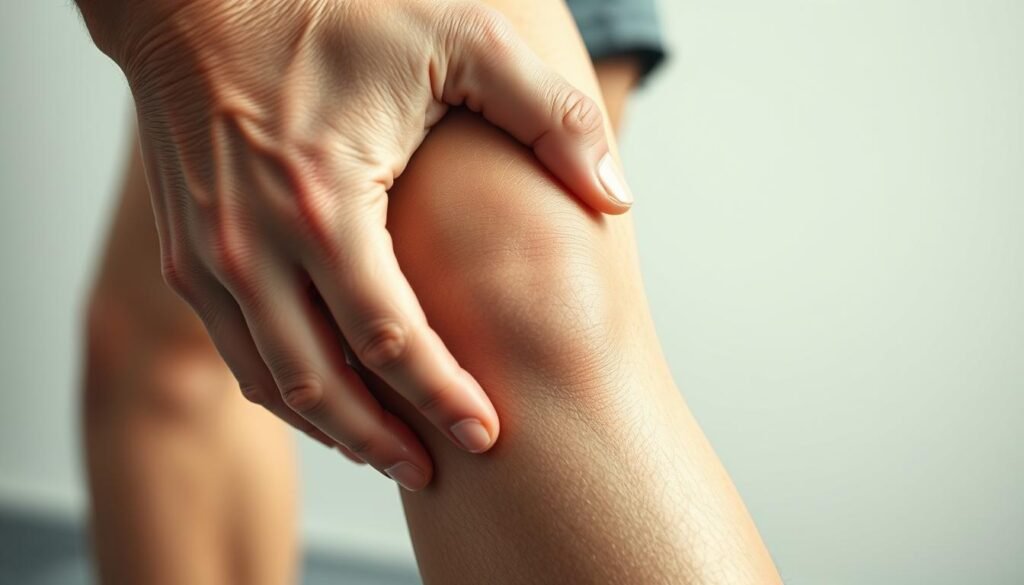 deep tissue massage for MCL sprain