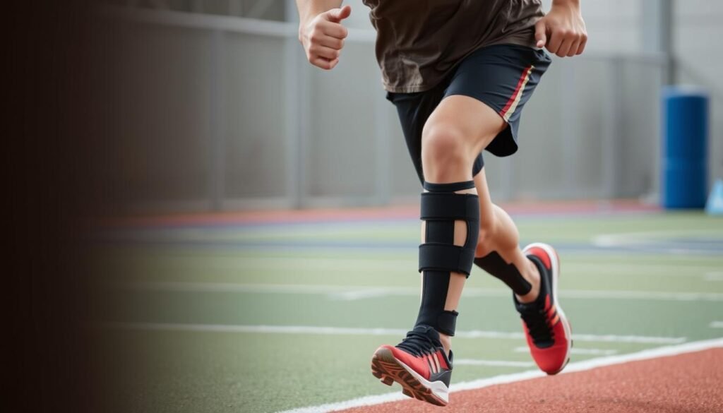 Recovered athlete returning to sports after successful MCL treatment Recovered athlete returning to sports after successful MCL treatment