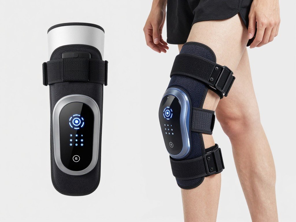 Advanced wearable knee therapy device with digital controls