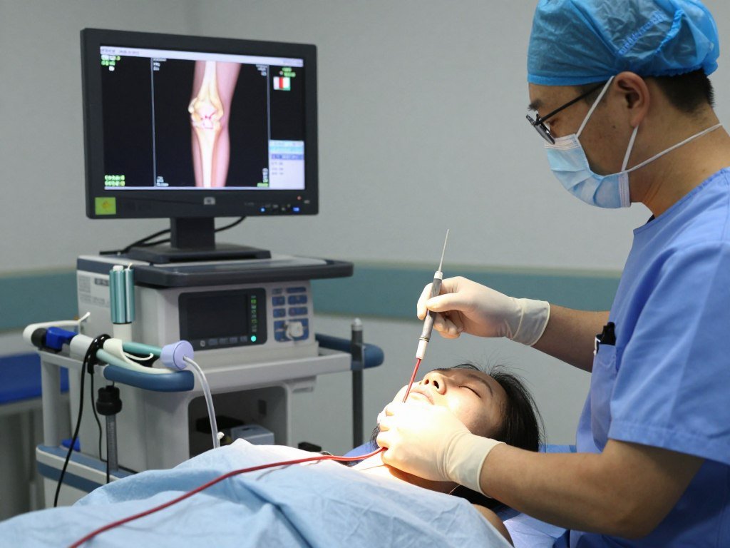 Genicular Artery Embolization procedure being performed for knee pain treatment in 2025