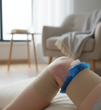 How do you treat an MCL sprain at home?