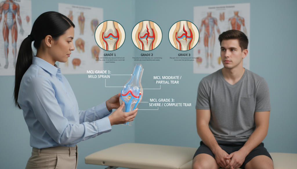MCL injury grades