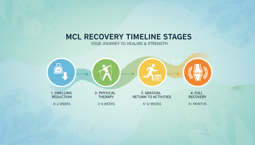 MCL recovery timeline stages