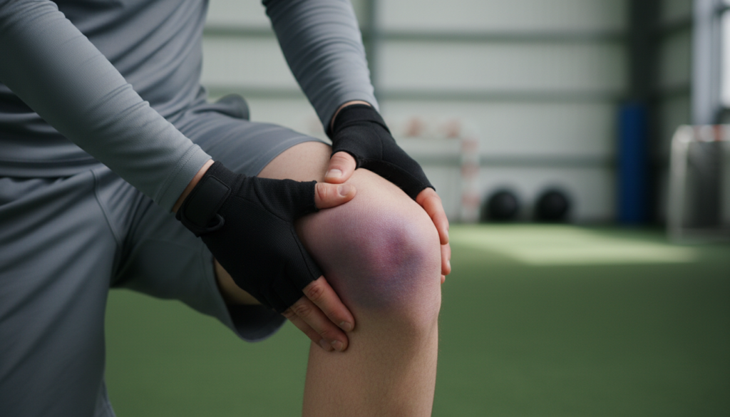 What are the symptoms of an MCL sprain?