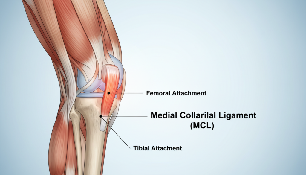 What causes MCL sprain in athletes?