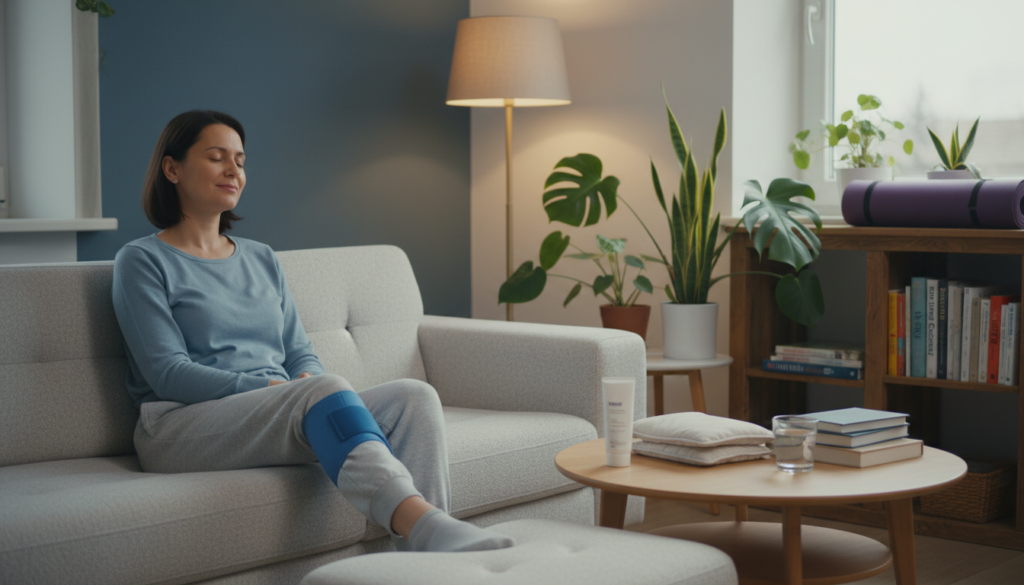 at-home pain management for MCL