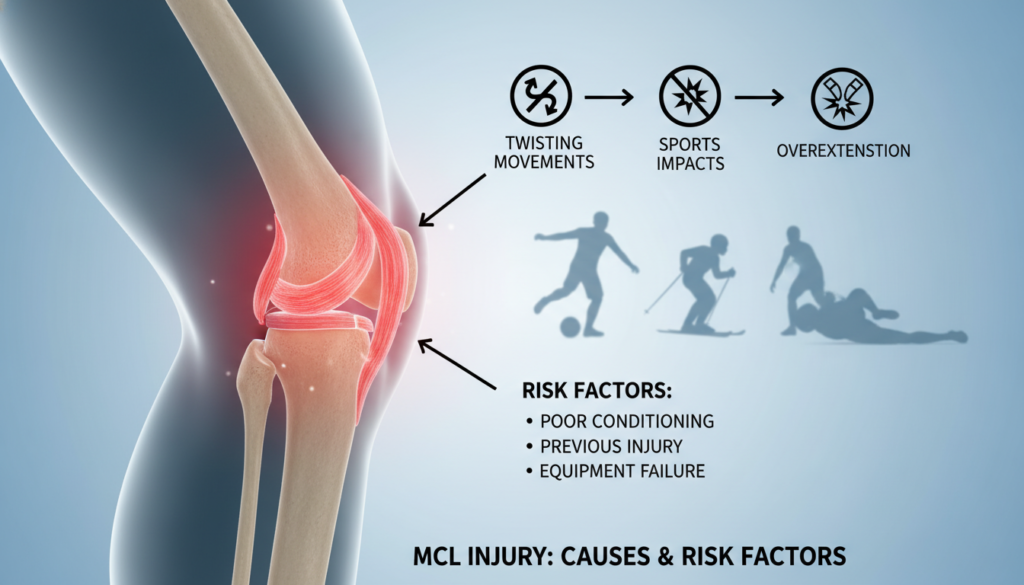 causes of MCL injuries knee