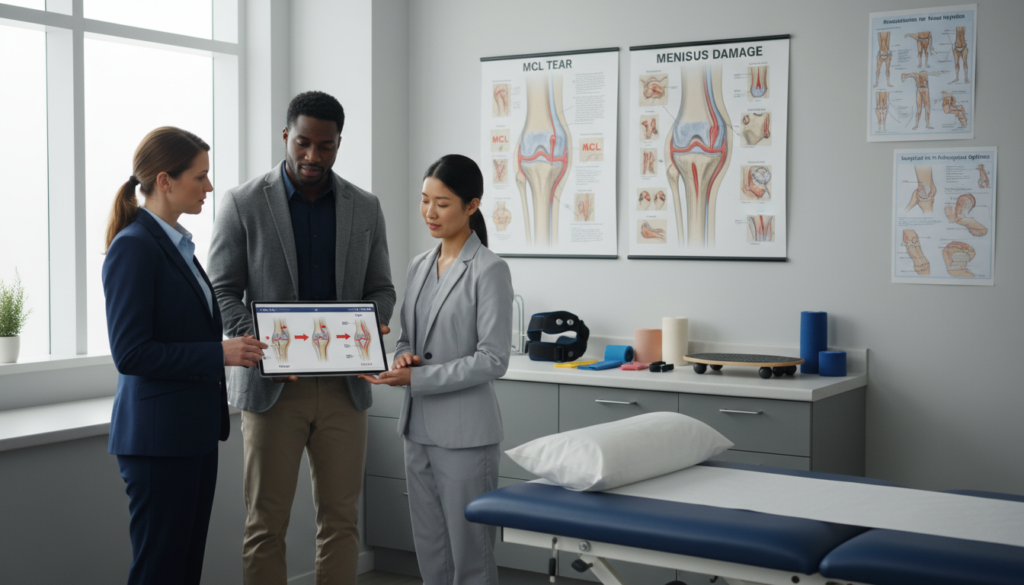 comparing treatment options for knee injuries