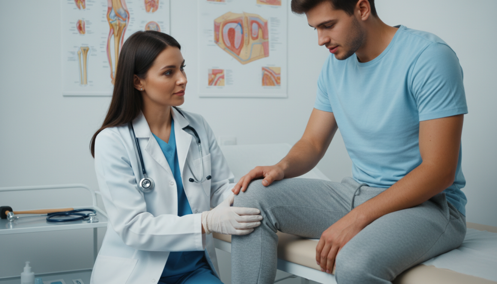 diagnosing mcl sprain physical exam