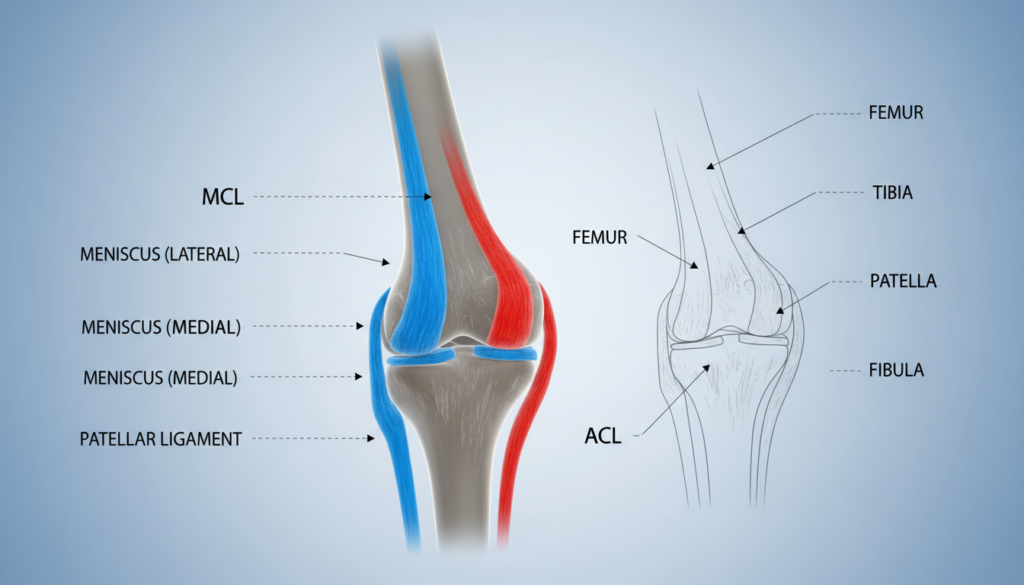 knee ligament anatomy