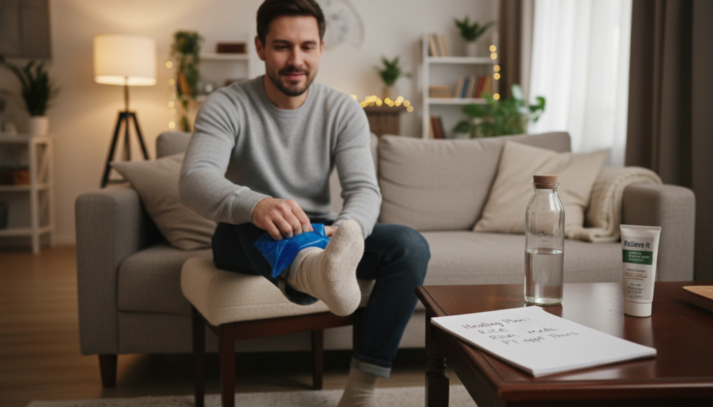 managing swelling and pain