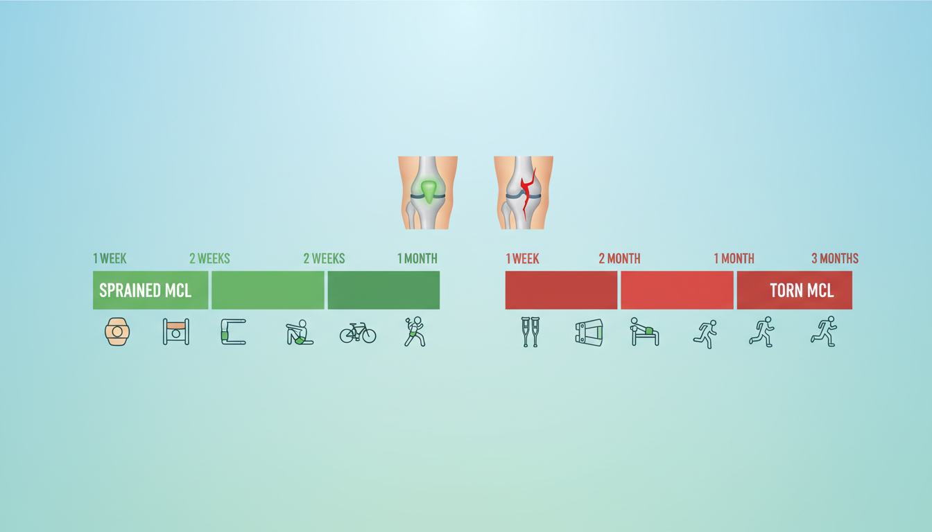 Mcl Cast What is the difference between MCL tear and sprain?