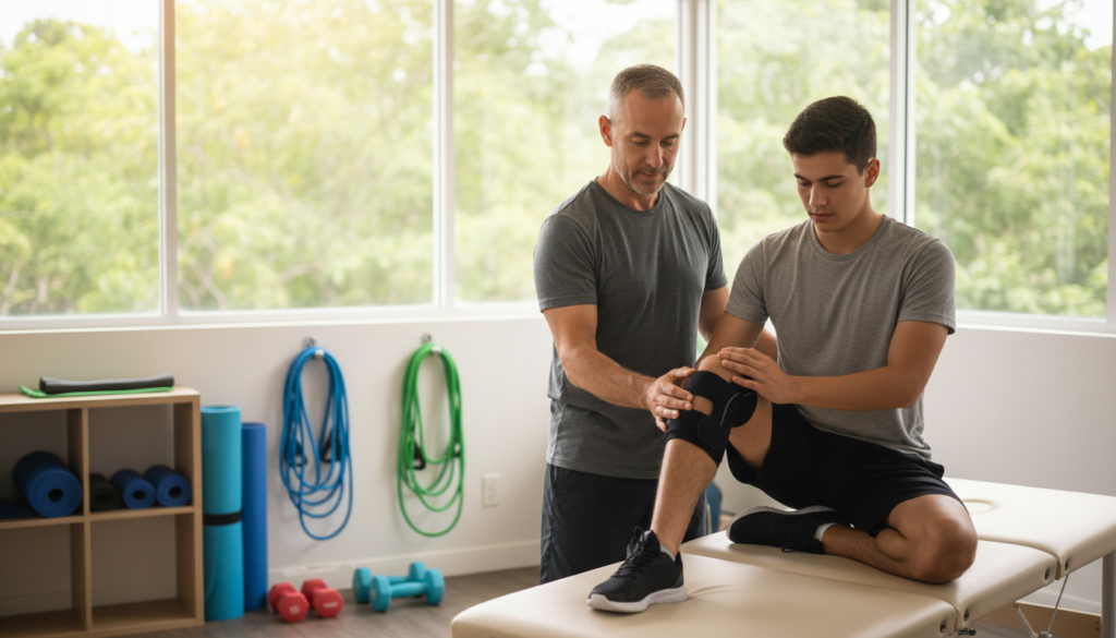 physical therapy for MCL recovery